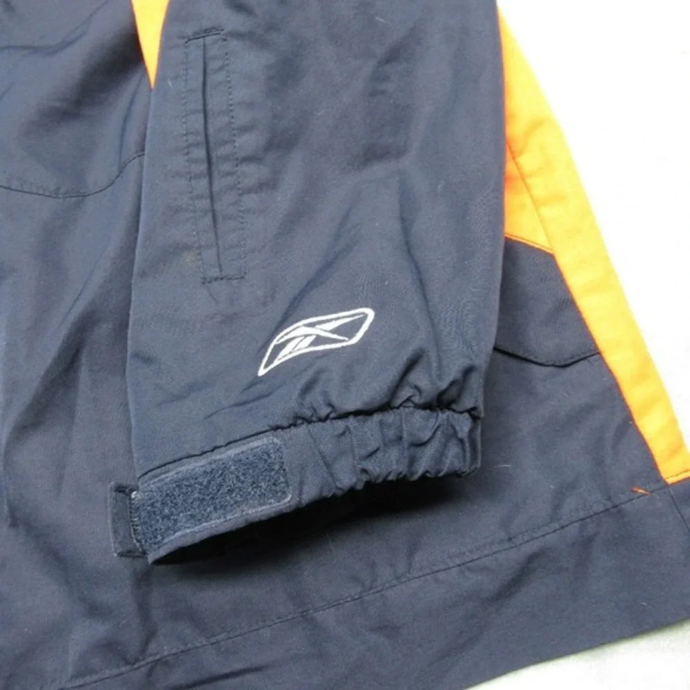 Vintage Chicago Bears Reebok Jacket Youth‎ Large Blue Full Zip Windbreaker NFL